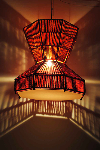 Gazibo Lamp - Red & Orange - sahil sarthak katran collection